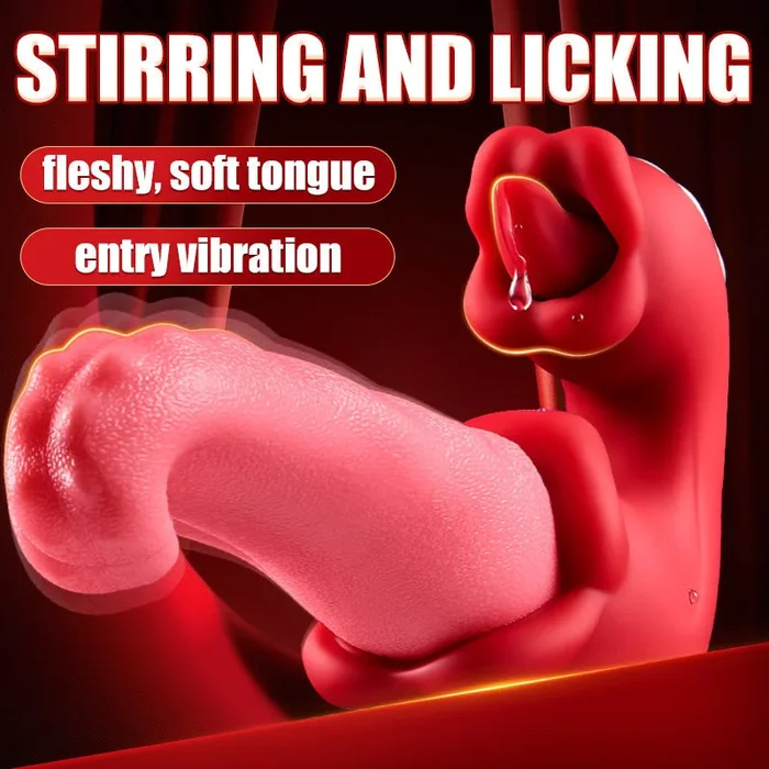 2024 new hot Tongue Stirring thrash suck distaff vibrator