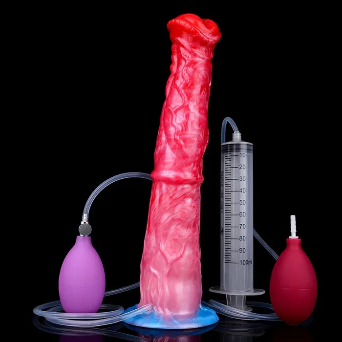5258 Inflatable Spouting Horse Dildo for men sex toy