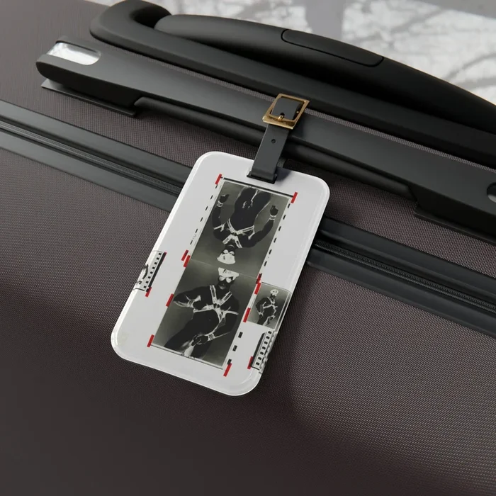 90S VINTAGE GAY PORN TRANSPARENCY Luggage Tag