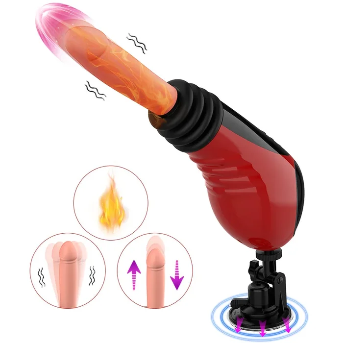 Acmejoy – 9 Thrusting Vibrating Heating Dildo Sex Machine