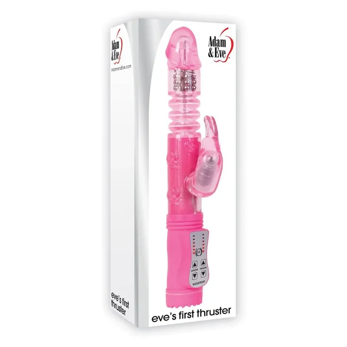 Adam & Eve Thruster Rabbit Dildo Pink 1 Pound
