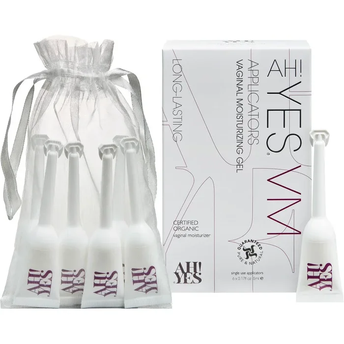 AH! YES Water Based Vaginal Moisturizer 6 – .17 oz Single Use Applicators