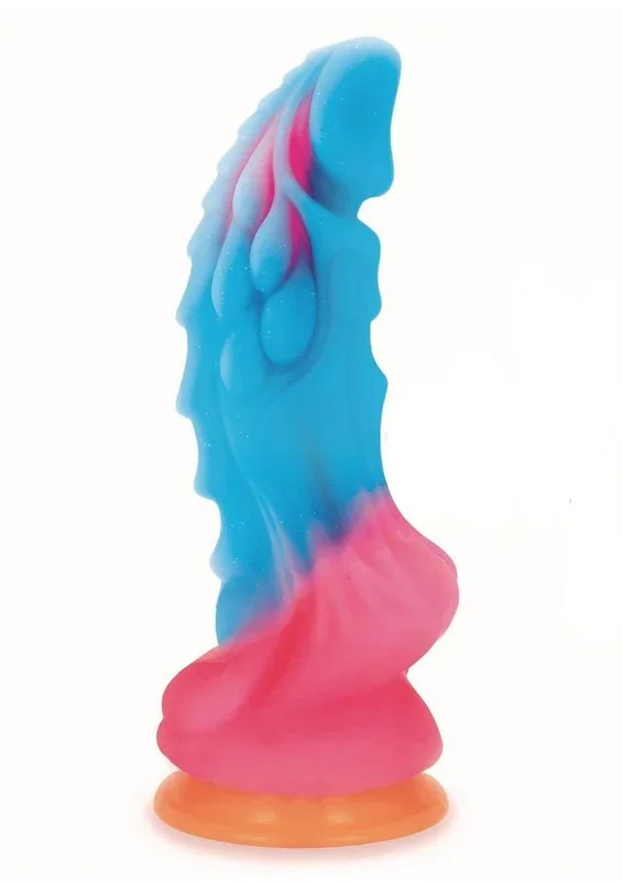 Alien Nation Glow Dragon Silicone Glow In The Dark Creature Dildo