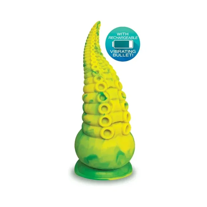 AlienNation Octopod 9 in. Oscillate Silicone Dildo