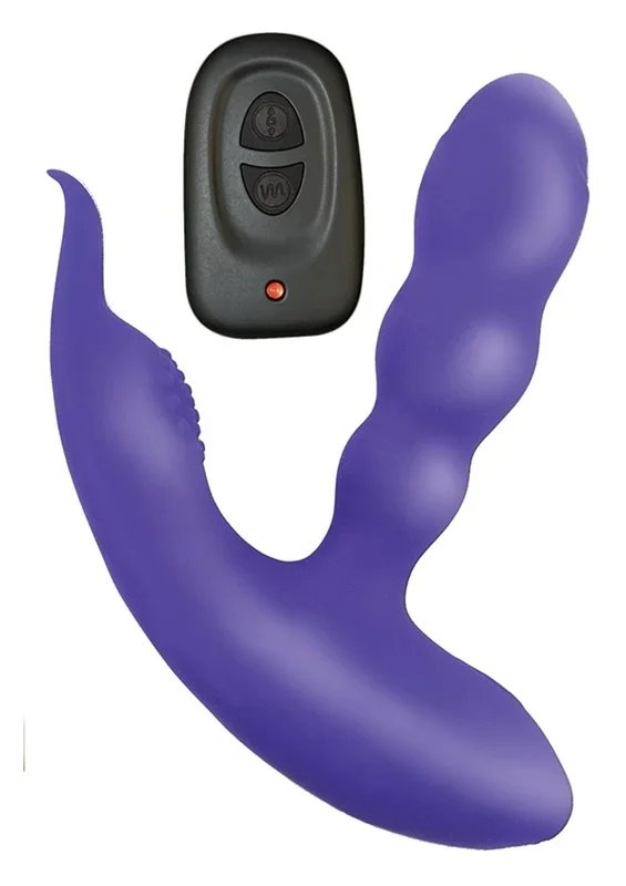 Anal-Ese Collection Rechargeable Silicone P-Spot Prostate Stimulator with Remote Control