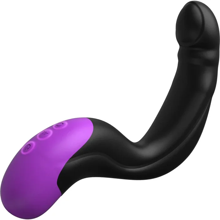 Anal Fantasy Elite Hyper-Pulse Rechargeable Silicone P-Spot Massager by Pipedream – Blackened