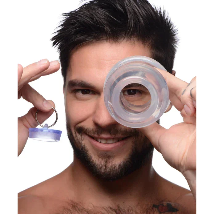 Ass Bung Clear Hollow Anal Dilator With Plug – XLarge