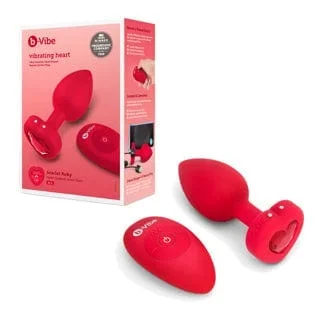 B-Vibe – Vibrate Heart Jewel Plug