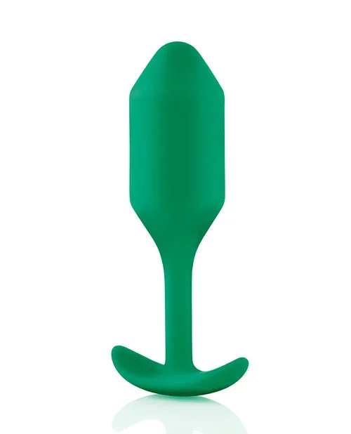 b-Vibe Weighted Snug Plug 2 – 114 g Green