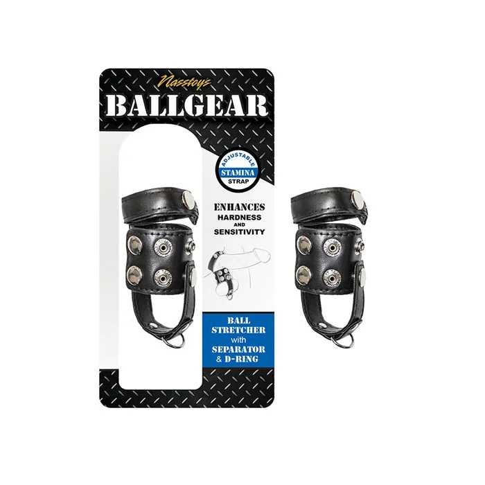 Ballgear Ball Stretcher With Separator & D-Ring – Black
