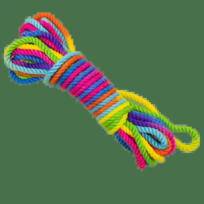 Bamboo Silk Rainbow Bondage Rope