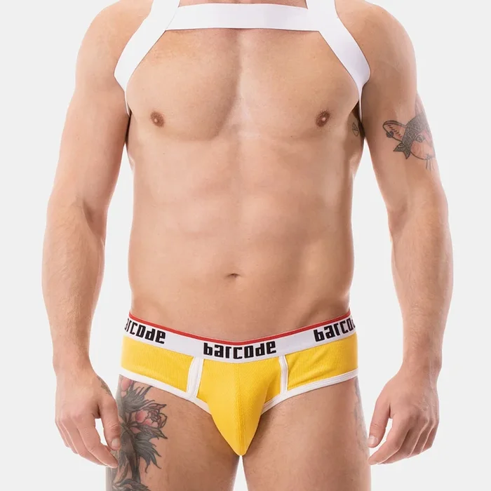 Barcode Berlin Brief Kai Yellow White