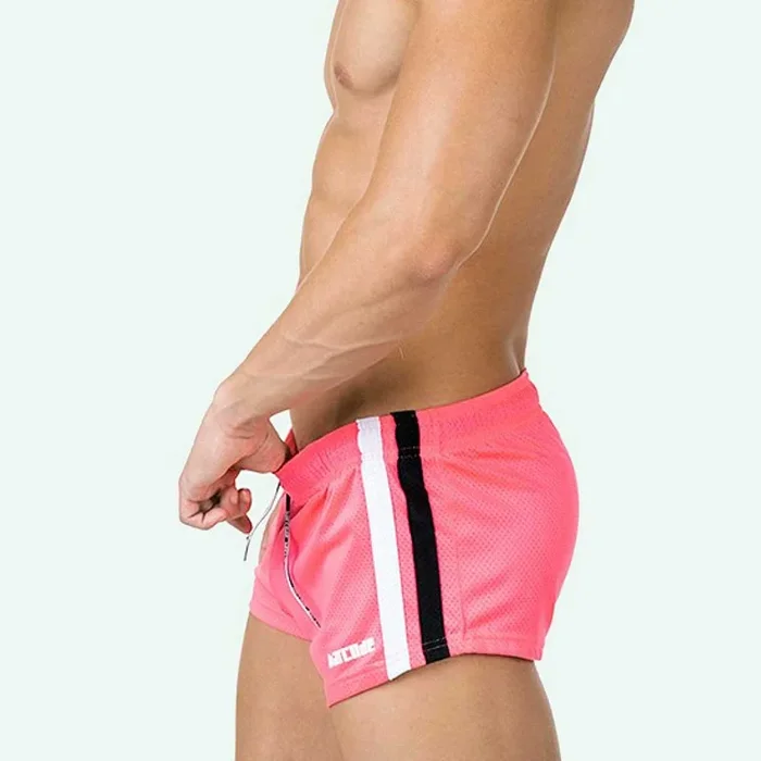 Barcode Berlin Short Timur Pink White Black