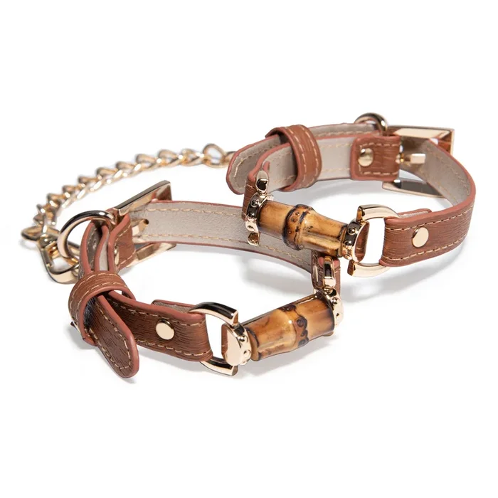 BEING FETISH Ankle Cuff Brown New Design