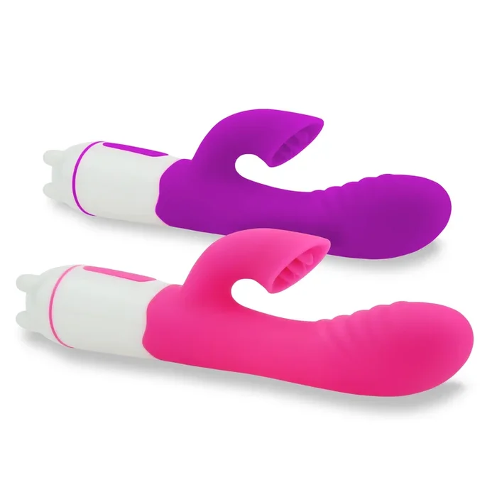 Bendable Rabbit Vibrator with Clitoral Licking – Beach Babe
