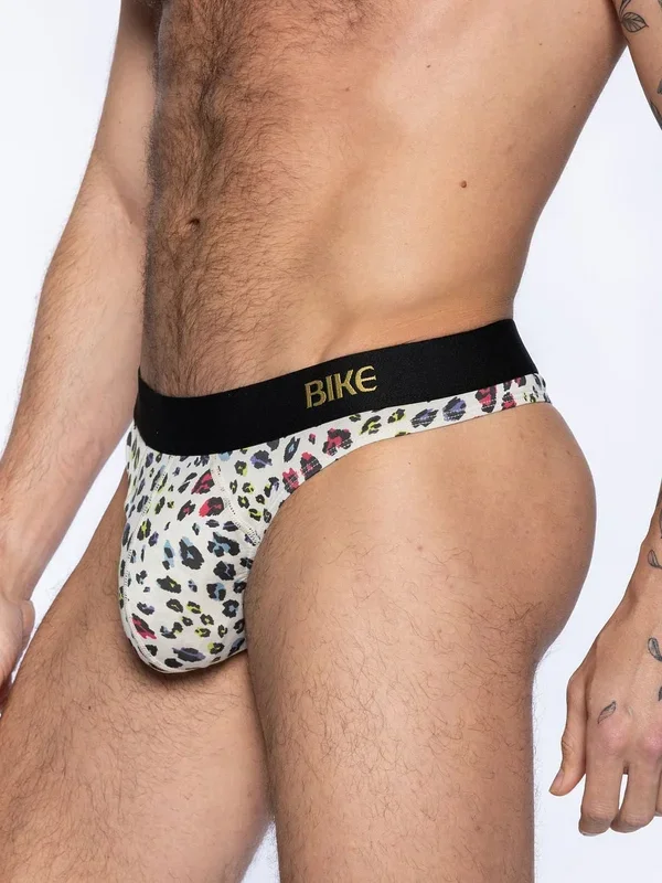BIKE Active Thong – Animal Print