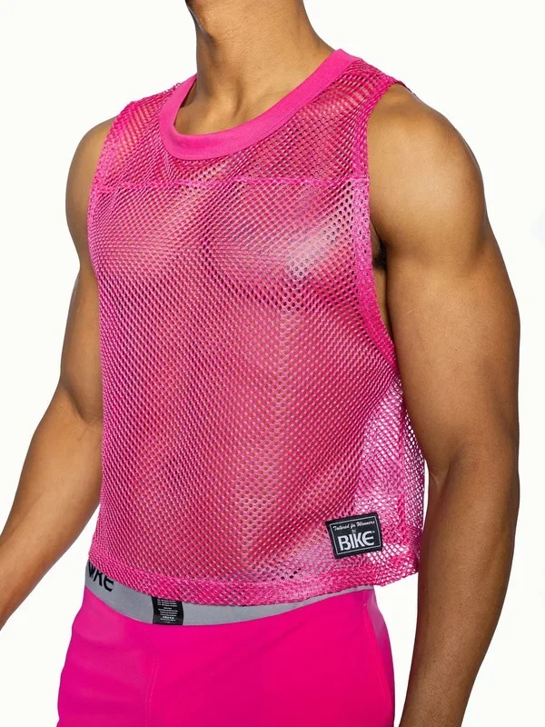 BIKE Short Sleeveless Practice Jersey – Pink