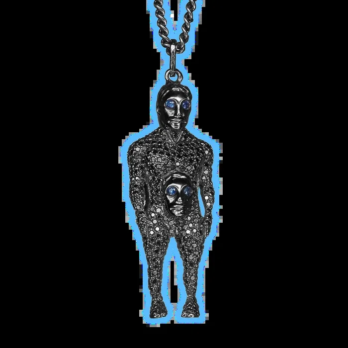 Bjarne Melgaard x Bjørg Son of a Dad Black Diamond Necklace