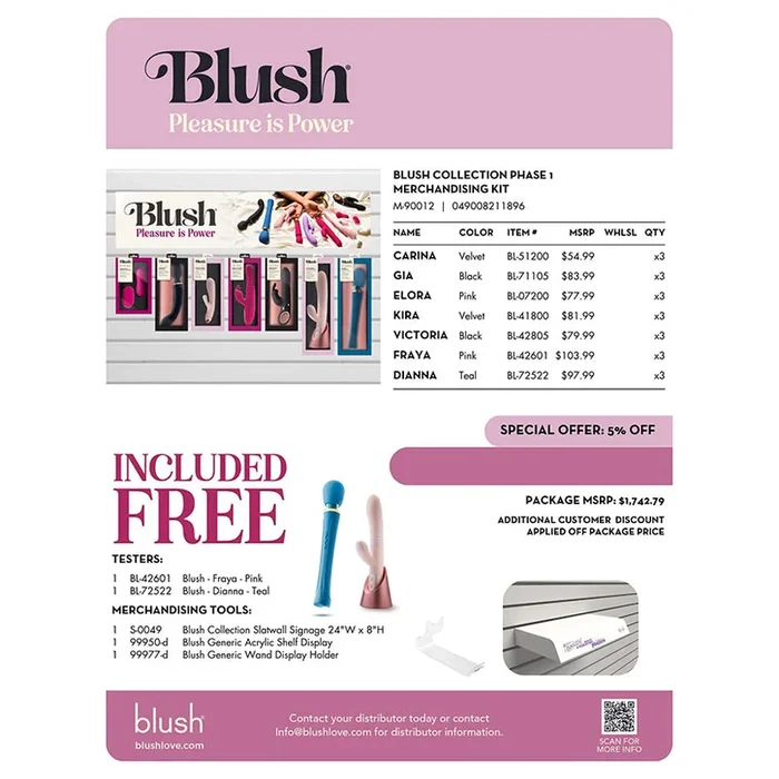 Blush Collection Phase 1 Merchandising Kit [DROP SHIP ONLY]