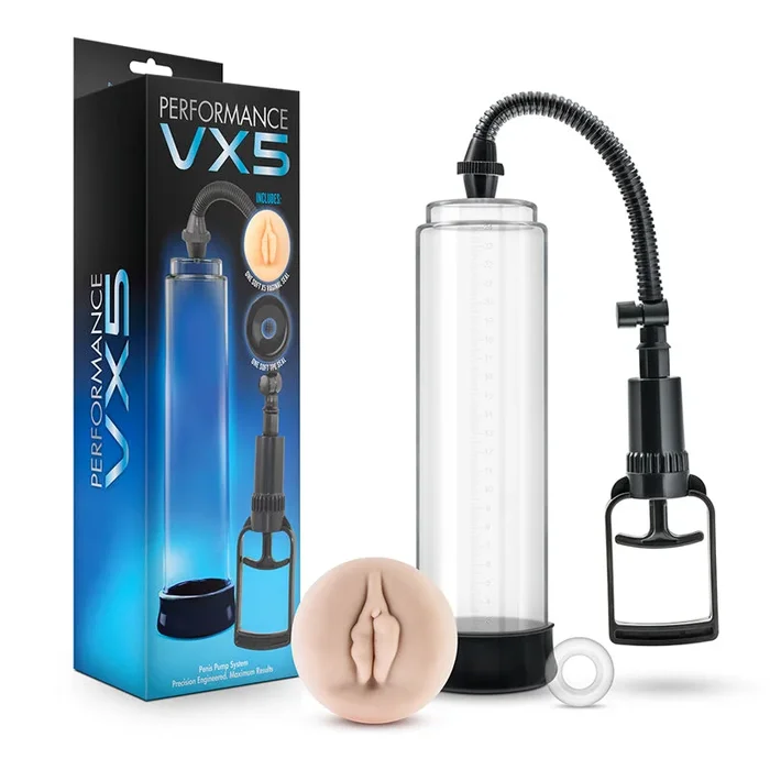 Blush Performance VX5 Male Enhancement Pump System clear| Male Mastubator