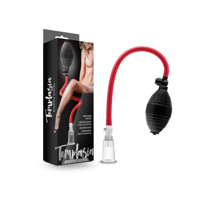 Blush Temptasia Beginner’s Clitoral Pumping System Black | Clitoral Stimulator