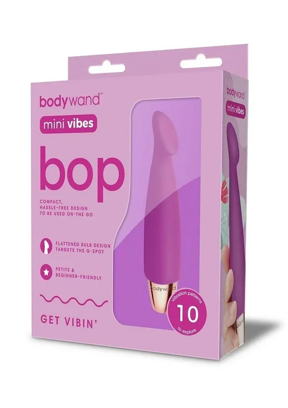 Bodywand Mini Vibes Bop Rechargeable Silicone Clitoral Stimulator