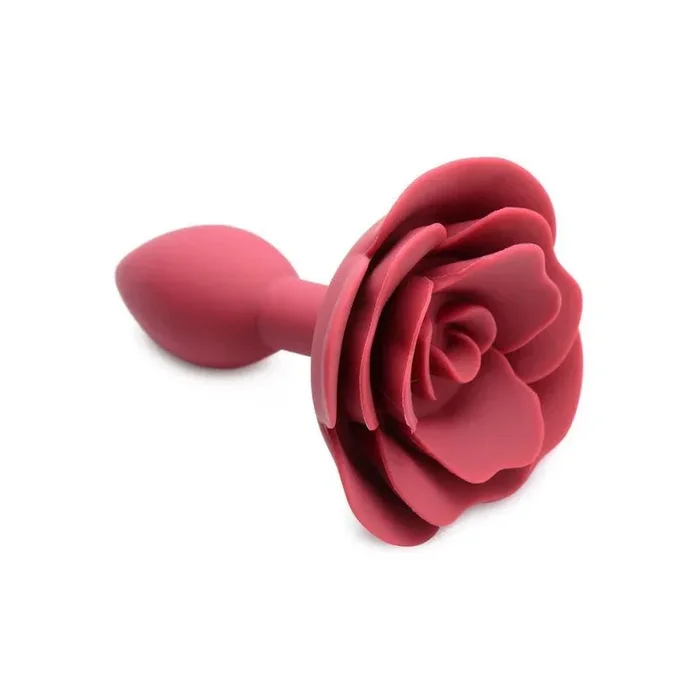 Booty Bloom Silicone Rose Anal Plug – Red
