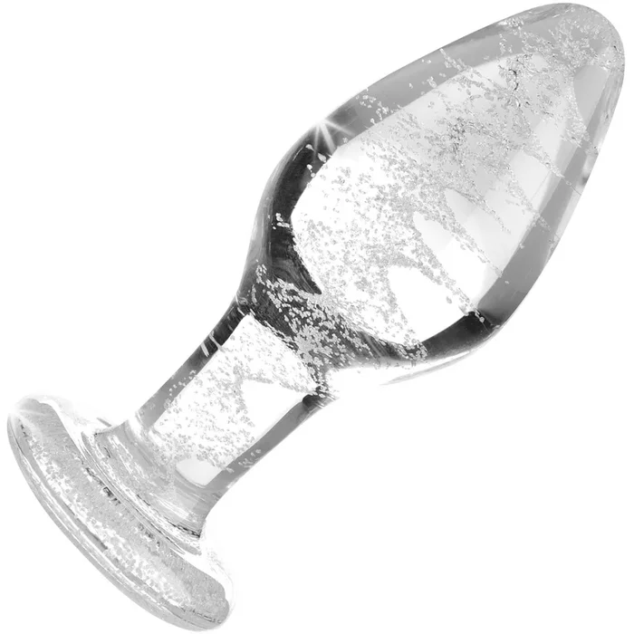 Booty Sparks Beam-In-The-Dark Glass Anal Plug – Medium