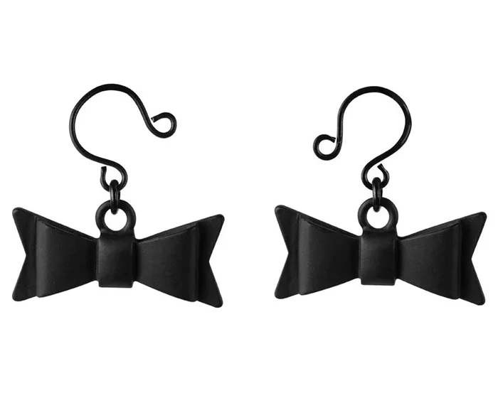 Bow Tie Nipple Jewelry – Black