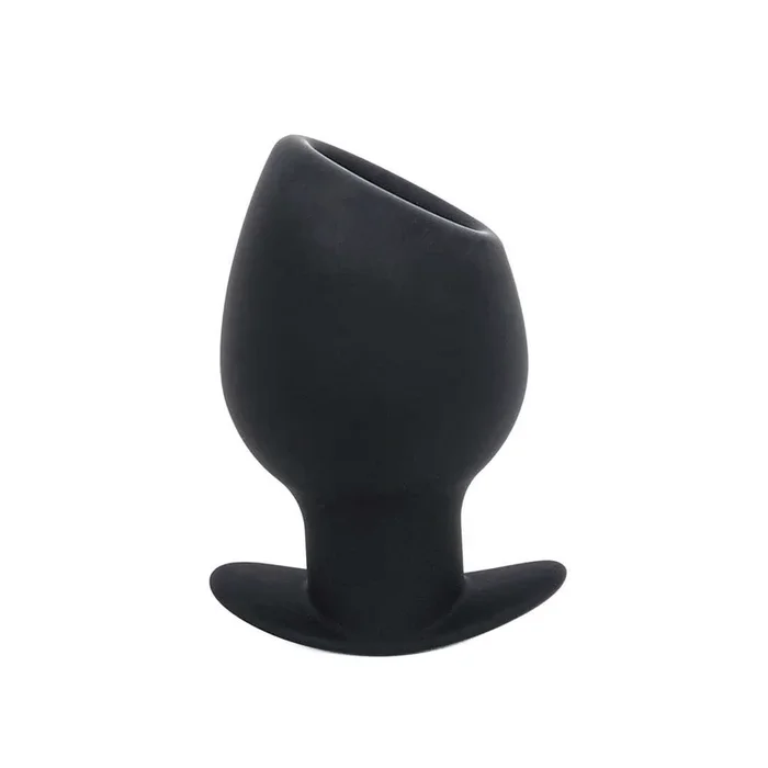 Brutus Chalice Silicone Tunnel Butt Plug XL – Black