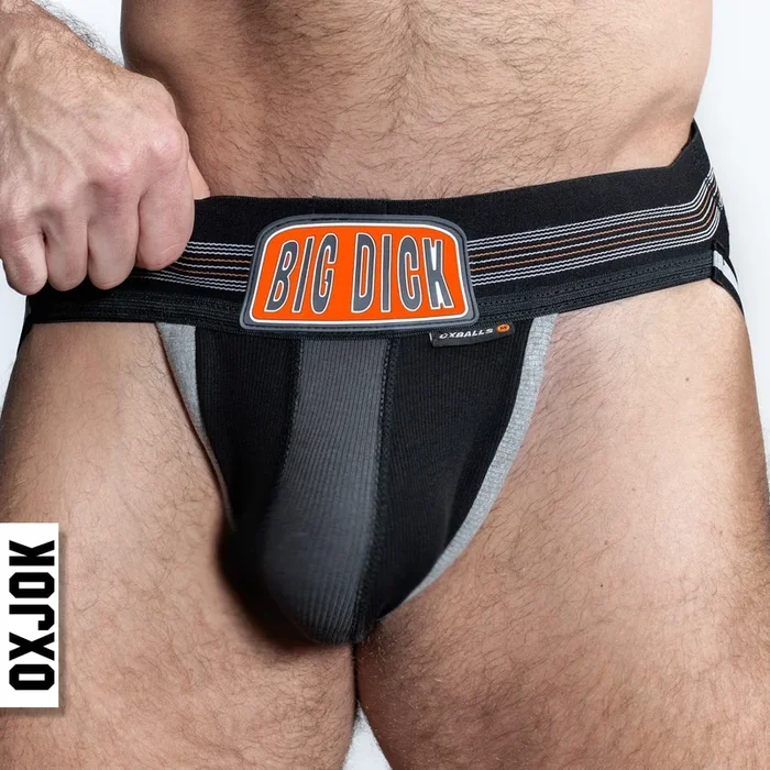 BULGER, the prominent pouch jock, BLACK IRON, XX-LARGE