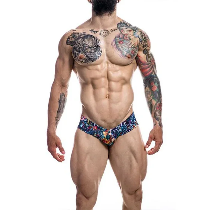 C4M High Cut Cheeky Brief Provocative – Tattoo