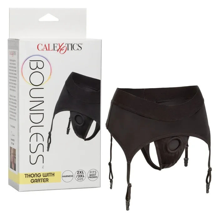CalExotics Boundless Thong with Garter 2XL/3XL