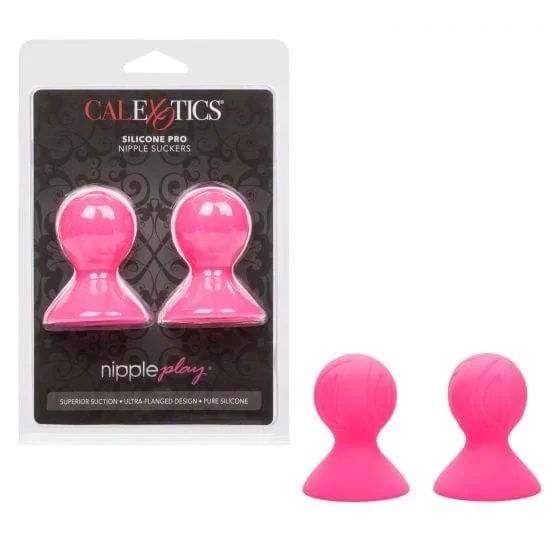 Calexotics Nipple Play Silicone Pro Nipple Suckers – Pink
