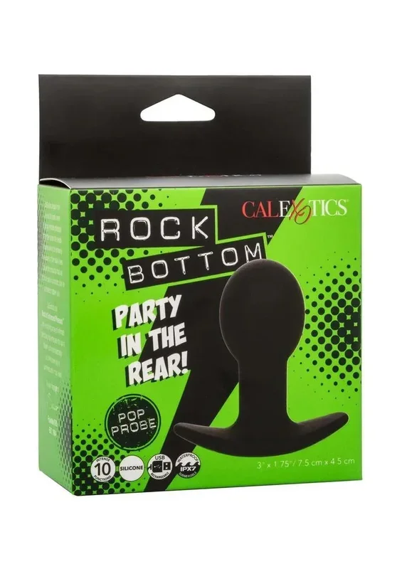 CalExotics Rock Bottom Pop Rechargeable Silicone Probe