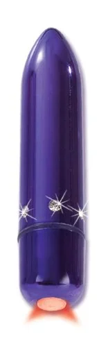 California Exotic Novelties Crystal High Intensity Bullet, Purple