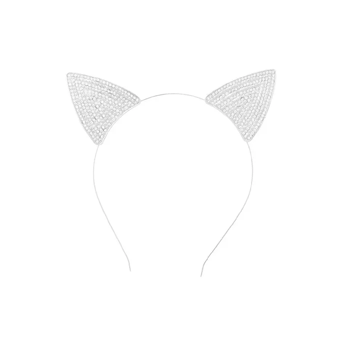 Cat Ears Headband – Silver
