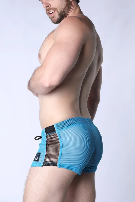 CELLBLOCK 13 Chain Reaction Mesh Jock Short – Blue