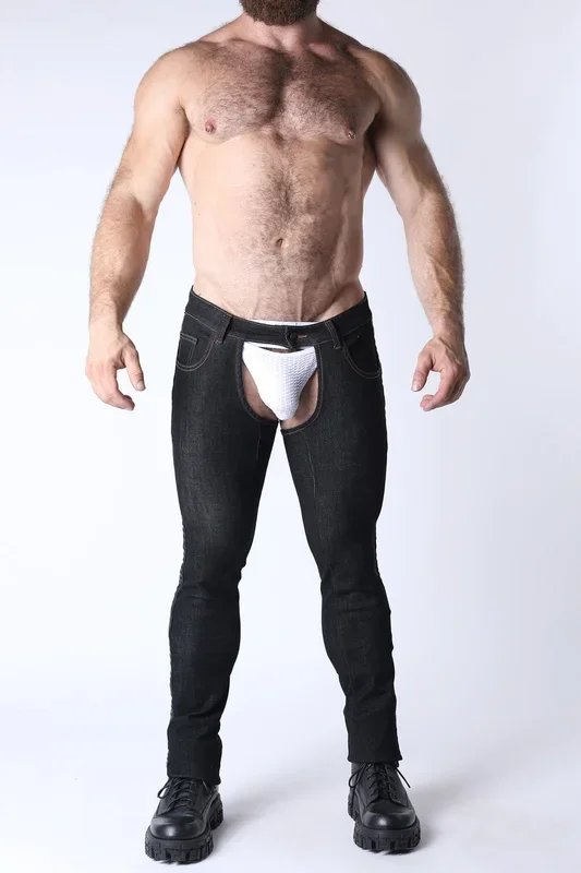 CELLBLOCK 13 Denim Chaps – Black