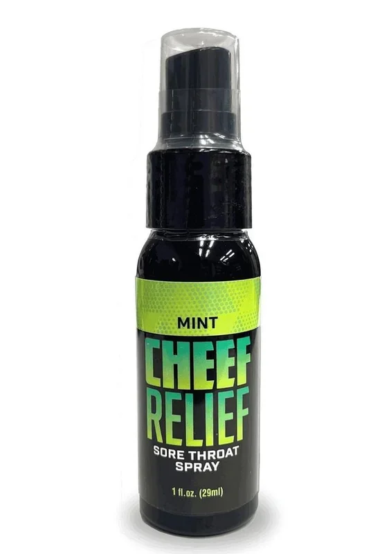 Cheef Relief Soothing Throat Spray 1oz – Mint
