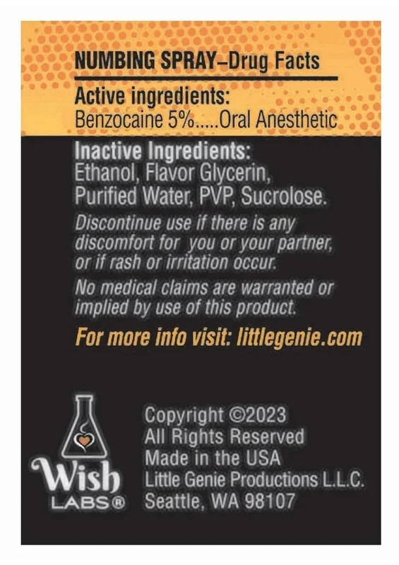 Cheef Relief Soothing Throat Spray 1oz – Peach