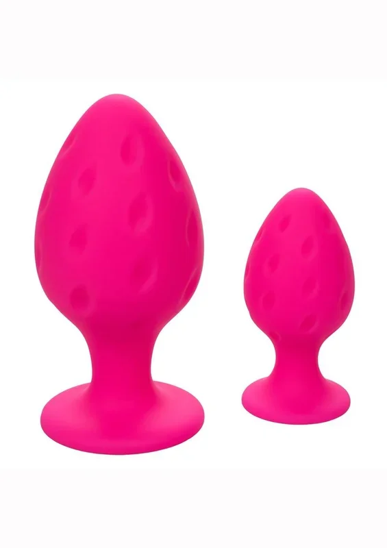 Cheeky Silicone Textured Anal Plugs