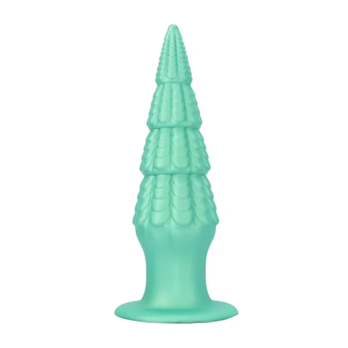 Christmas Tree Dildo – Silicone Butt Plug with Unique Layered Design – 3 Sizes