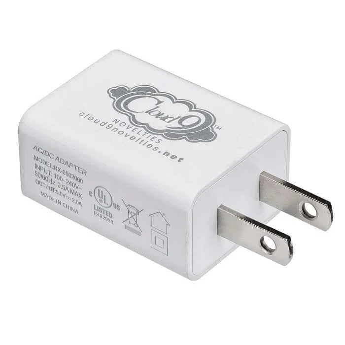 Cloud 9 USB 1 Port Adapter Charger for Vibrator
