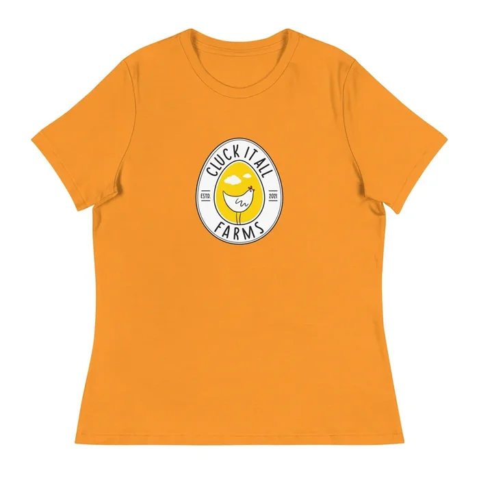Cluck It All Farms Logo Women’s Relaxed T-Shirt