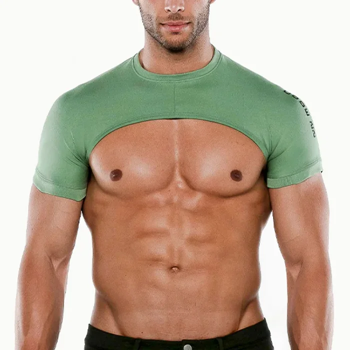 Code 22 Micro Sleeve Top Green