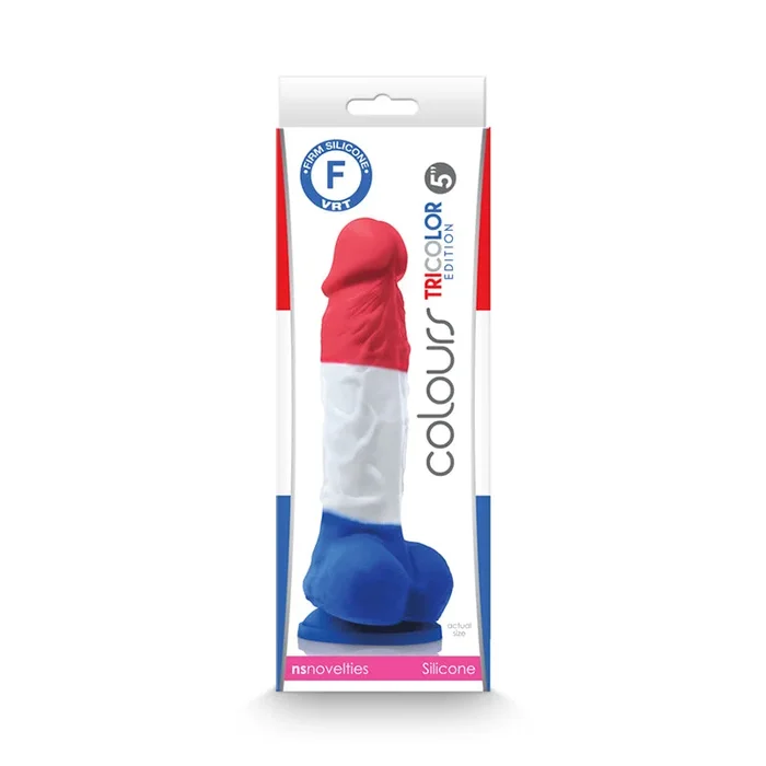 Colours Tricolor Edition 5 in. Dildo