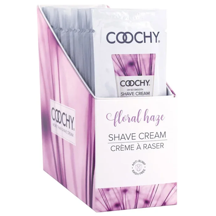 Coochy Shave Cream-Floral Haze 15ml Foil Display of 24