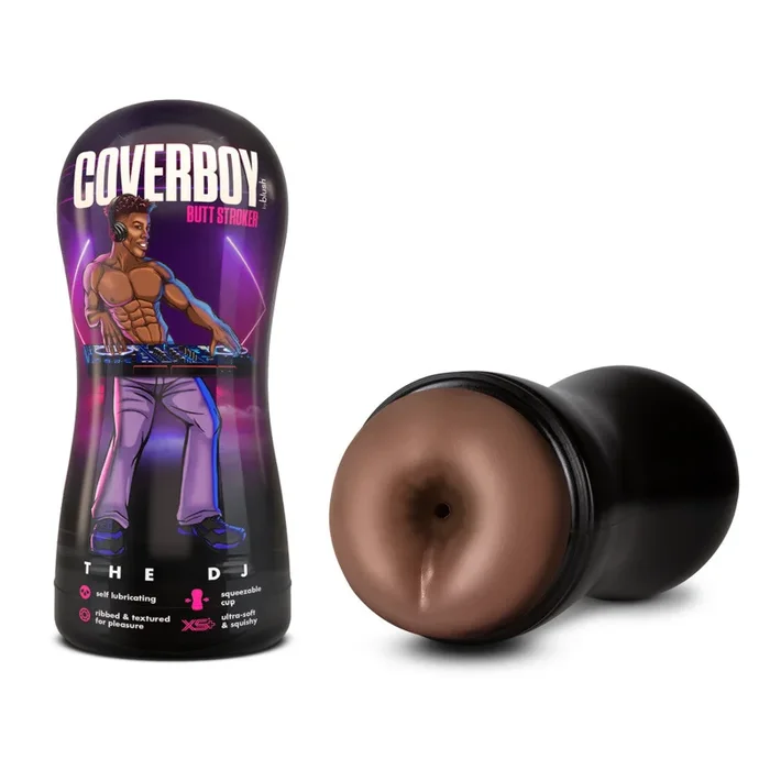 Coverboy™ By Blush® | The DJ Self Lubricating Realistic Brown Butt Stroker