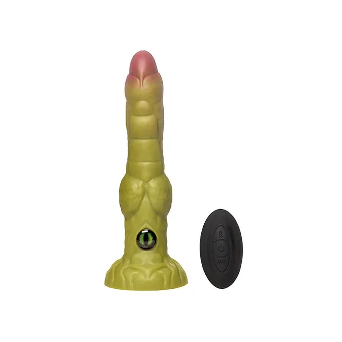 Creature Cocks Eyegor Thrusting & Vibrating Silicone Dildo